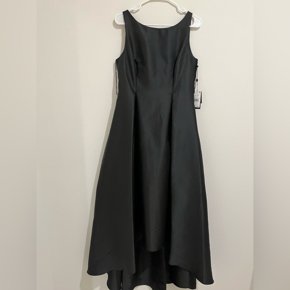 Adrianna Pappel black high low Arcadia ball gown